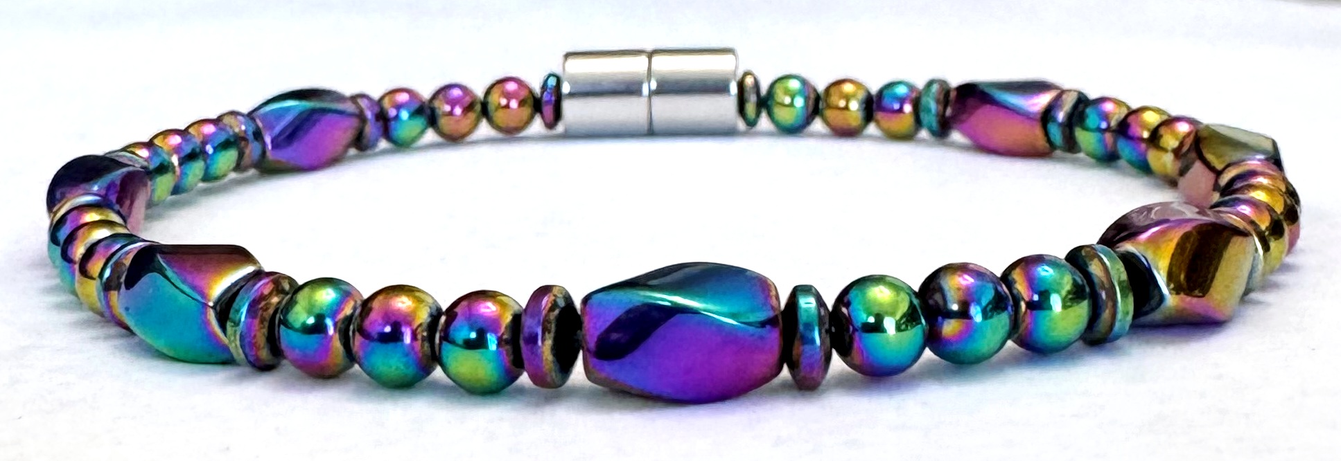 Iridescent Magnetic Bracelet Rainbow Bracelets for Women #MHB-418